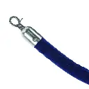 Potelet chrome-corde bleu.webp