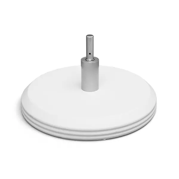 [SVBFBetonfussR] Bodenelement Betonfuss 45 cm 20 kg weiss mit Rotator