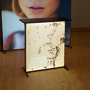 [EXELBC 800x95 SP SS Sta] Expand Lightbox Counter (Structure + Print, Single-sided, Standard)