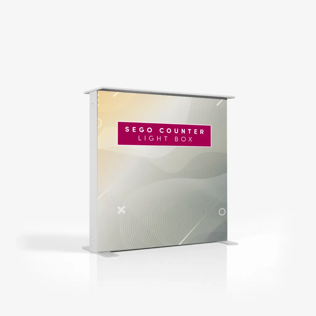 [ADSLBC 1000x1000 SP SS Sta] Sego Counter Light Box (Struktur + Druck, Einseitiger Druck, Standard)