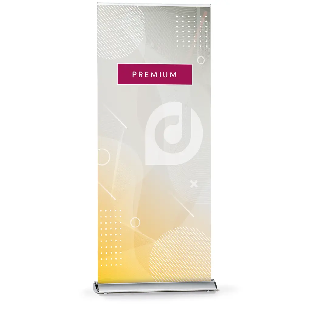 [SHRBP850x1600-2200 SP Airtex B Sta] Roll up Premium (Structure + Impression, 850x1600-2200, Tissu Airtex (Matériau tissé), Noir, Standard)
