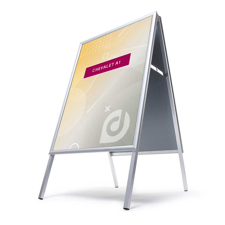 [SHWCHA1ST 625x1075x736 SP Sta] Chevalet A1 Standard (Struktur + Druck, Abgerundet, Standard)