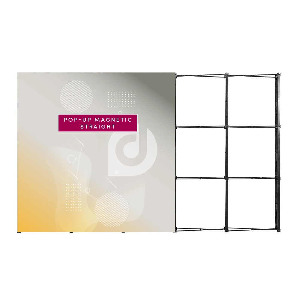 [ShowPopMagneStraig 1970x2240x320 SP Sta] Pop-Up Magnetic Straight (1970x2240x320, Sans sac de transport, Sans LED, Standard)