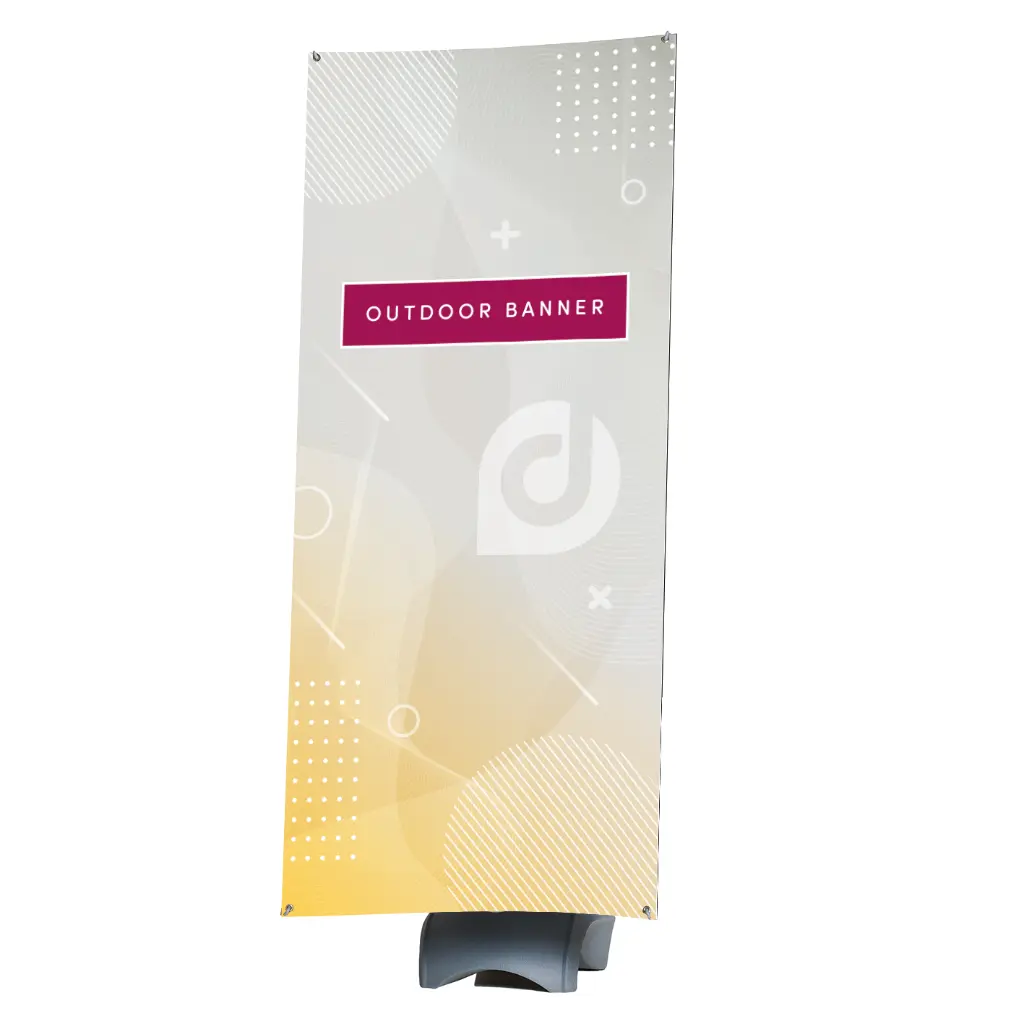 [SHOB 800x1800 SP Sta] Outdoor Banner (Struktur + Druck, Standard)
