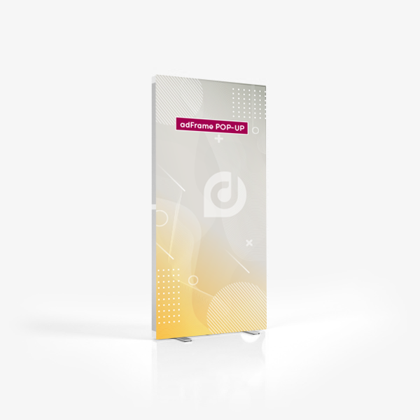 [ADFPU1000x2000 SP Sta] adFrame Pop-Up (Structure + Impression, Simple face, Standard)