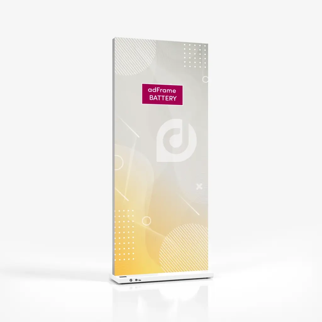 [ADFB 1000x2000 SP Sta] adFrame Battery (Structure + Impression, Simple face, Standard)